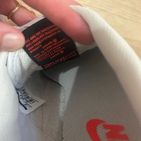 Nike Cortez orange and white size 8 - Picture 7 of 9